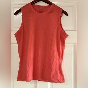 Columbia Womens GRT Athletic Tank Top Size Large Peachy/Orange
